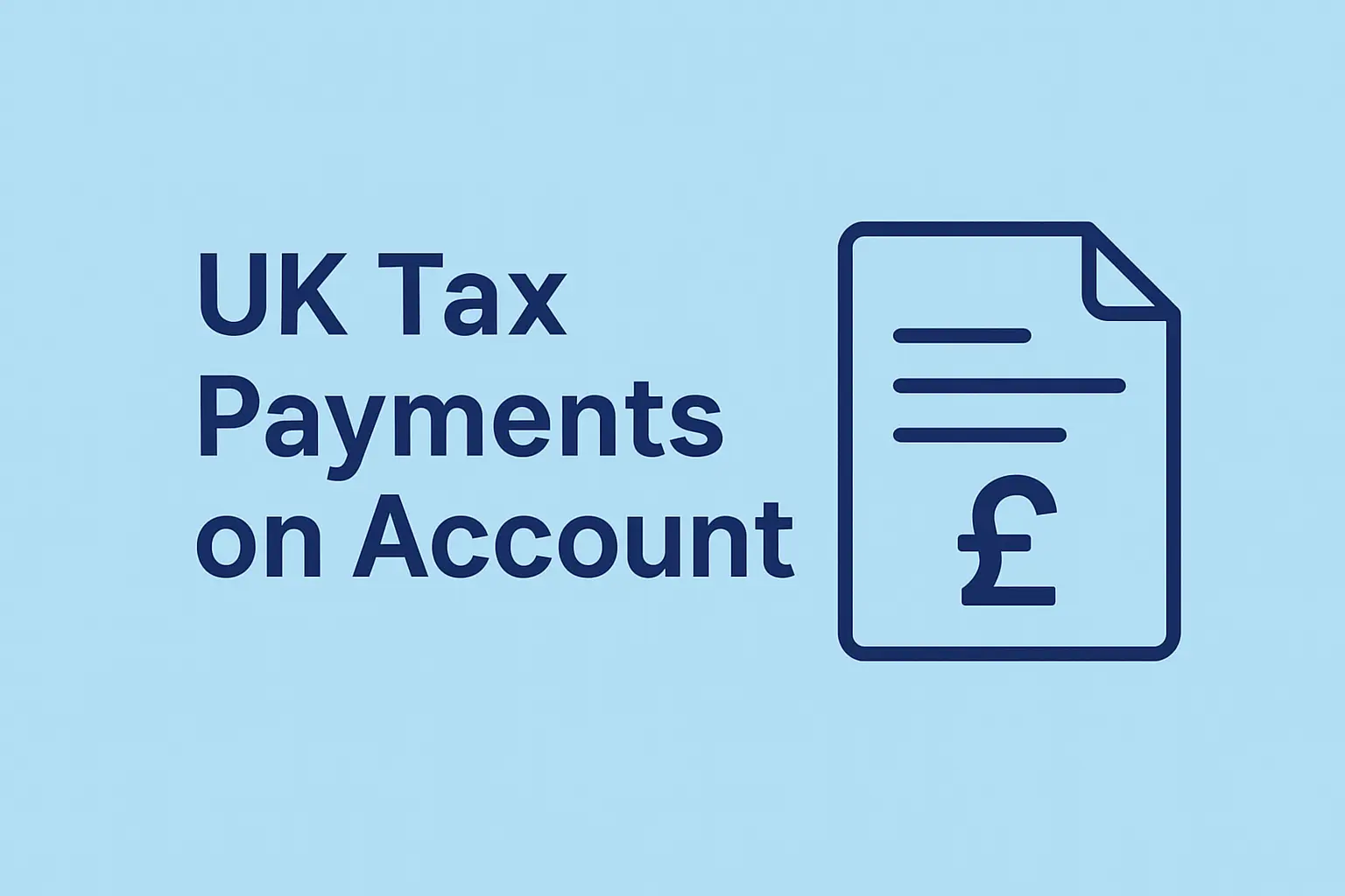 UK Tax Payments on Account